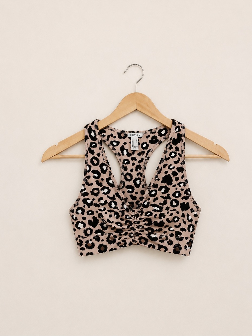 Forever 21 Leopard Printed Bra Top Size Small